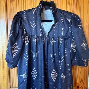 Geometric Patterned Dress